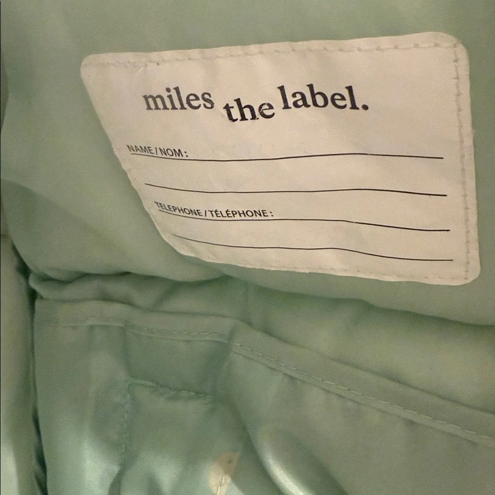 Mint Green Polka Dot Kids Puffer Jacket